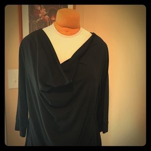 Black Cowl Neck  Top